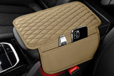 Microfiber Leather Car Center Console Cover with 2 Storage Bags