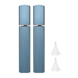 2Pcs 12ml Portable Perfume Refillable Spray Bottles with Funnels