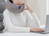 Portable Hump Detachable Neck Pillow with Storage Bag