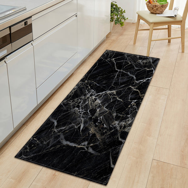 Marble Style Home Non-Slip Kitchen Floor Mat