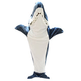 Shark Hoodie Blanket Hooded Blanket Flannel Sleeping Bag Wearable Throw Blanket