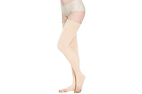 Support Stockings Open Toe High Stockings Plus Size Calf Sleeve