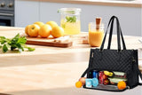 2-in-1 Tote Bag and Wallet with Insulated Lunch Compartment