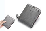 Men RFID Blocking PU Bifold Wallet Credit Card ID Holder Zip Around Purse