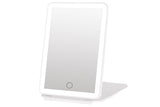 3 Colors LED Folding Travel Makeup Mirror with 10X Magnifying Mirror