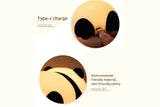 Panda Shaped Touch Sensor Night Light Bedside Lamp