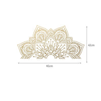 Half Mandala Flower Wall Sticker Art Decal for Living Room