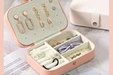 Portable Jewelry Case Travel Jewelry Box for Earrings Rings Necklaces