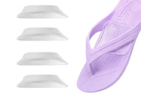 2 Pairs Non-Slip Transparent Arch Support Inserts for Flat Feet
