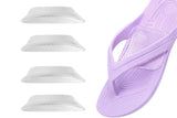 2 Pairs Non-Slip Transparent Arch Support Inserts for Flat Feet