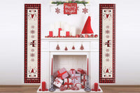 Christmas Fence Banner Decorations