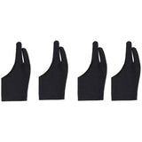 2/4Pcs Sketch Drawing Two Finger Glove