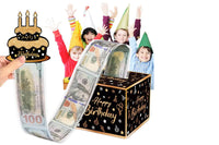 Happy Birthday Money Box for Cash Gift Set Pull-Out Surprise Box