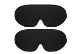 3D Contoured Blackout Adjustable Sleep Eye Mask
