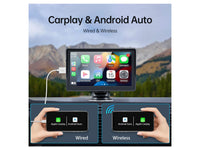 7-Inch Wireless CarPlay Display with AHD Backup Camera