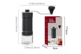Manual Coffee Grinder External Scale Adjustment Ceramic Grinding Core