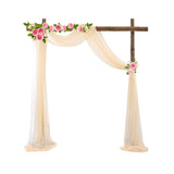 Chiffon Wedding Arch Draping Fabric Backdrop Curtain Drape Tulle