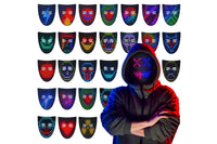 LED Light Up Mask with Gesture Sensing Halloween Party Props