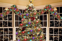 5M Christmas Garland With String Lights For Xmas Tree