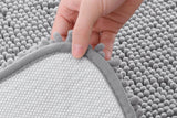 Rounded Corners Chenille Bath Mat