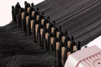 Negative Ion Electric Hair Straightener Brush Curler Lazy Comb Hot Flat Artifact