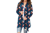 Women Christmas Open Front Cardigan