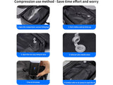 8cm Expandable Vacuum Compression Travel Backpack