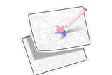 Set of 5 Cartoon Drawing Books Tracing Line Art Sketchbooks Coloring Books