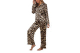 Print Satin Pyjamas Set