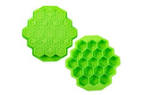 3-Piece 19 Cell Silicone Bee Honeycomb Cake Chocolate Ice Mould