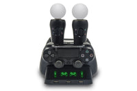4-in-1 Fast Charging Desk  Dock Fit for PS4 & PS Move Controller