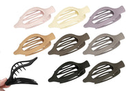 8Pcs French Flat Hair Claw Clips for Women