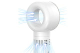 Bladeless Fan Digital Display 5 Speeds Desk Fan