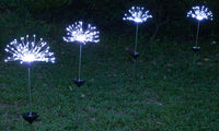 Set of 2Pcs DIY Solar Powered LED Garden Decorative Lights