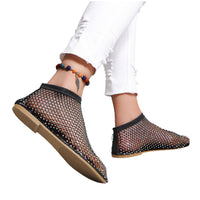 Women's Fishing Net Hollow Out Flat Sandals