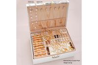 56Pcs Womens Jewellery Set Necklace Earrings Ring  Gift Set