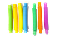 8Pcs  Anxiety Stress Relief Fidget Pop Tube Fidget Sensory Toy Stretch Tubes