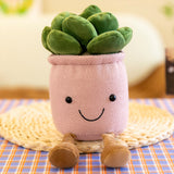 23CM Plush Stuffed Potted Succulent Emotional Support Toy