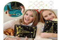 24-Day Jewelry Advent Calendar – Bracelets Necklaces Earrings Kit