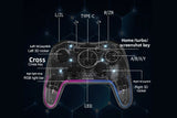 Transparent Wireless Gaming Controller Gamepad for Nintendo Switch