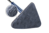 360 Degree Rotatable Triangle Cleaning Mop with 3 Cleaning Pads