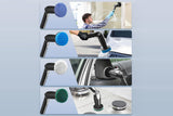 Electric Spin Scrubber Cleaning Brush with Telescopic Pole