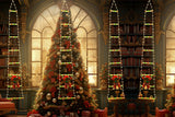 3 Meter Christmas Ladder Lights with Santa Claus