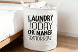 Funny Quote Laundry Basket Collapsible Dirty Clothes Hamper Dirty Clothes Basket