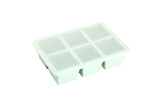 6 Grid Silicone Ice Cube Tray Large Square Ice Cube Mold