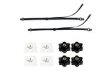 2 Pcs Adjustable TV Safety Straps Adhesive Anti Tip Furniture Anchors