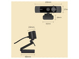 2K HD Webcam – USB Camera with Microphone for Video Calls!