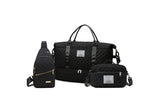 3Pcs Travel Duffle Bag Set with Shoe Compartment