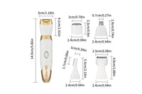 5-in-1 Rechargeable Electric Shaver with LED Display