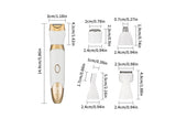 5-in-1 Rechargeable Electric Shaver with LED Display